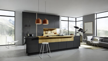 Moderne Küche in grau